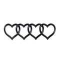 Car Love Heart Logo Rear Trunk Tail Label Badge Emblem Decal For Audi A4 A3 A5 A6 A4L B8 B7 B9 C6 C7 Replacement Car Accessories