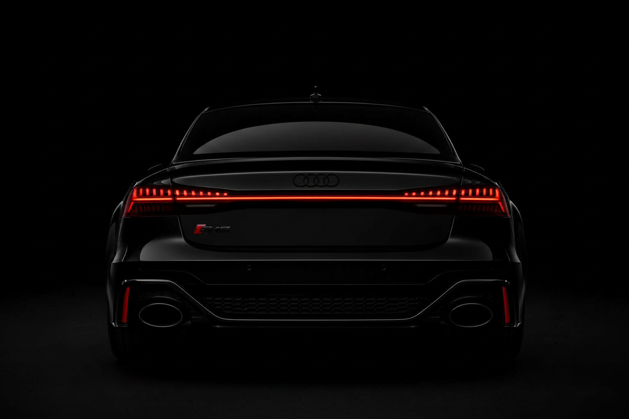 Audi RS7 – tył, studio